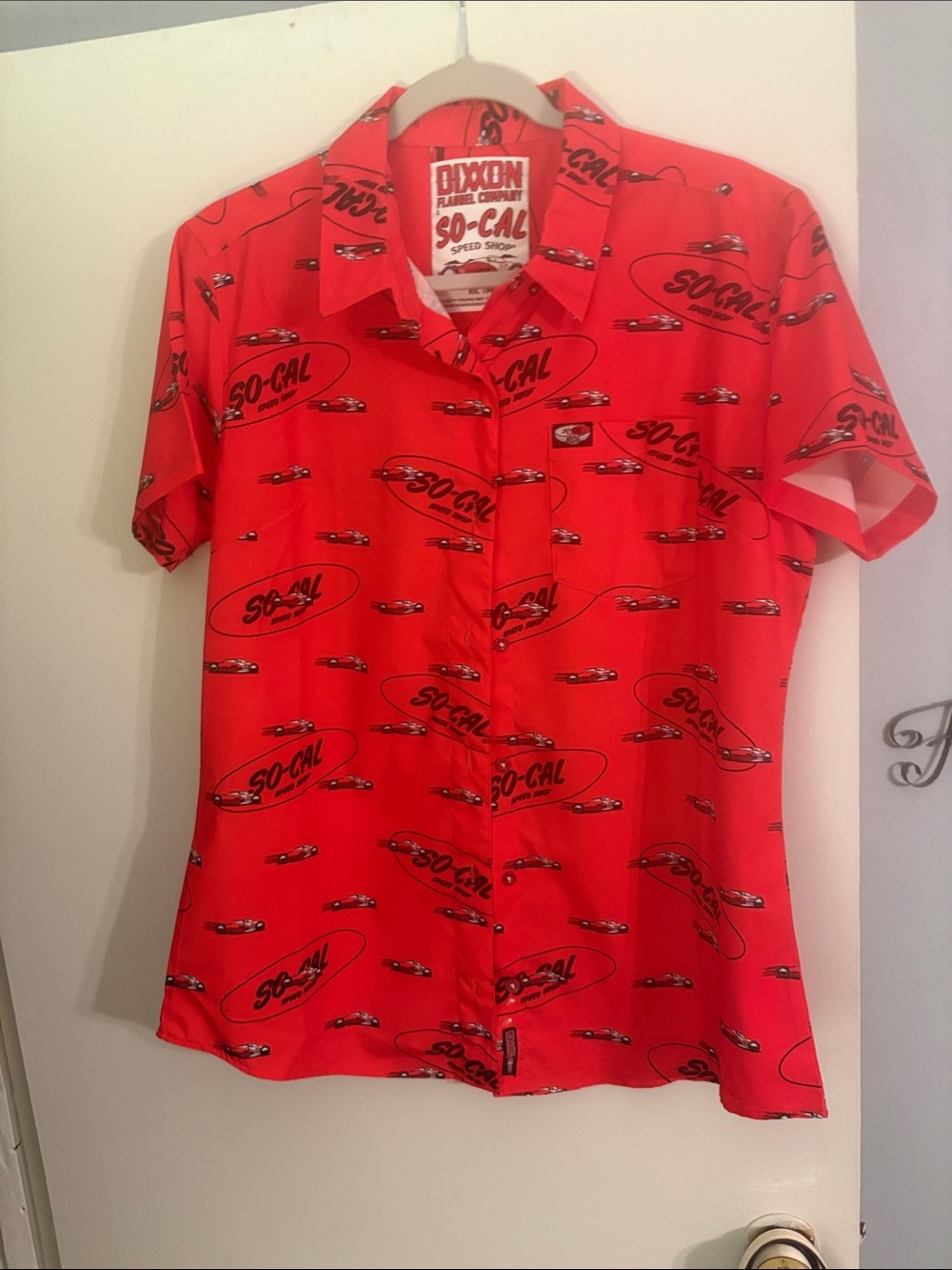 DIXXON Red So-Cal Button Down Shirt